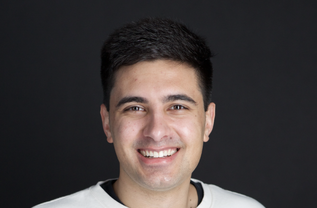 Edwin Dorsey, Bear Cave newsletter founder, headshot against dark background